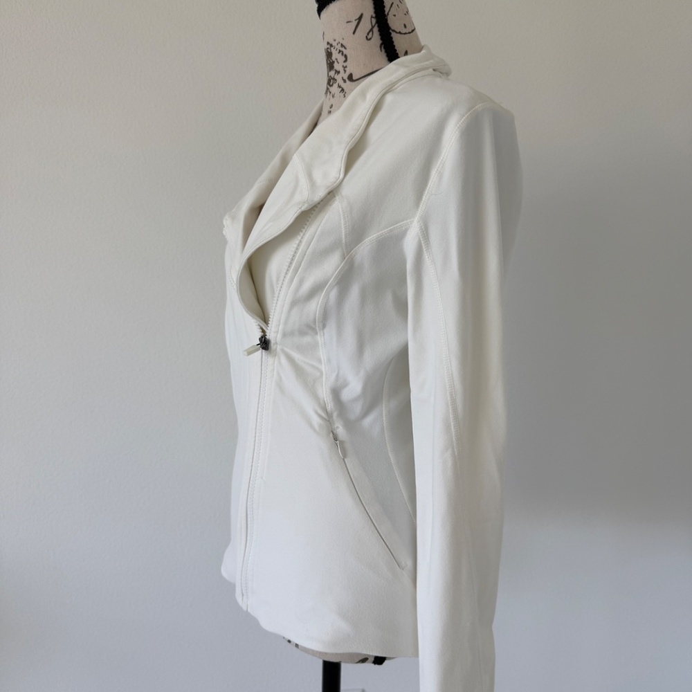 Off White Athletic Jacket - image 3